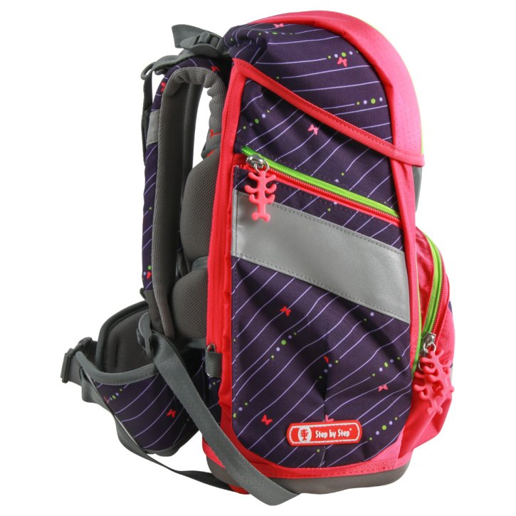 Step by Step Shiny butterfly 2in1 Schulranzen-Set