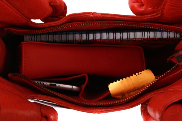 Taschendieb Wien SCHOTTENRING 3 Umhängetasche salsa red