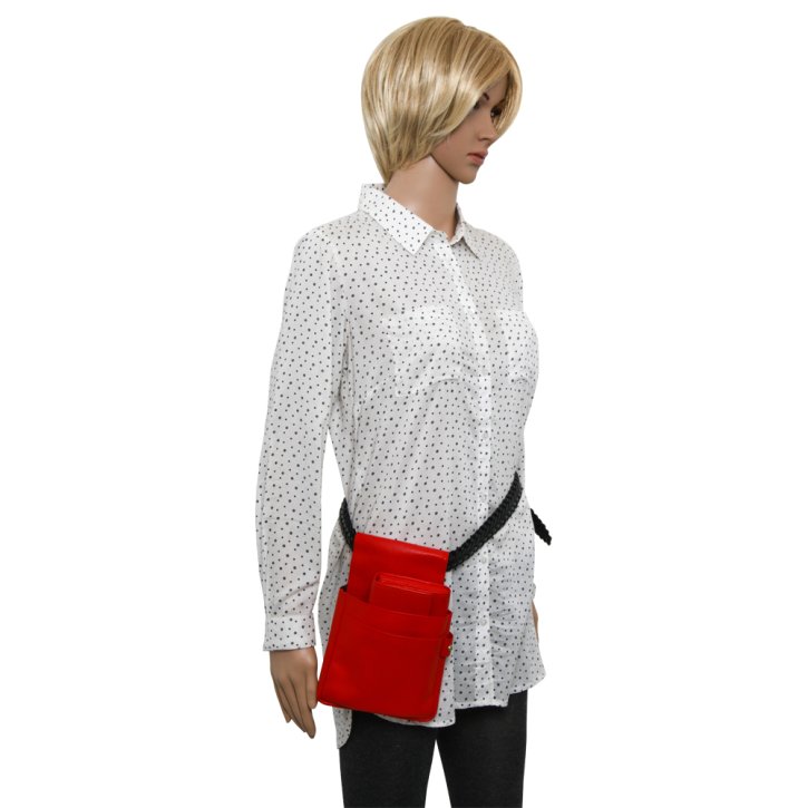 Taschendieb Wien Kellnertasche 2-tlg. rot