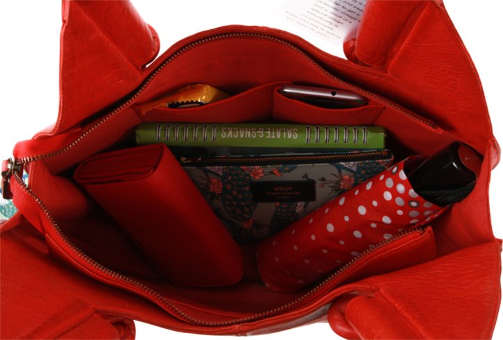 Taschendieb Wien SCHOTTENRING 1 Schultertasche salsa red