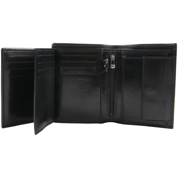 the bridge Scheintasche Rindleder schwarz