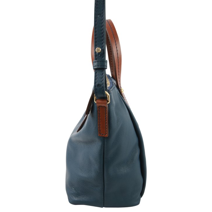 the bridge Shopper Feinleder violettblau