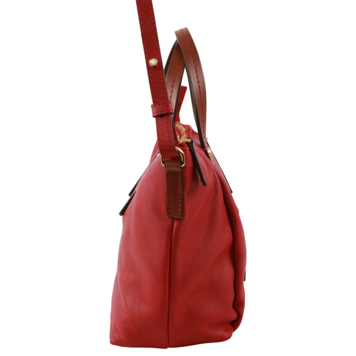 the bridge Shopper Feinleder kaminrot