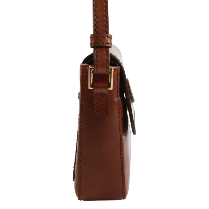 the bridge Damentasche Rindleder braun