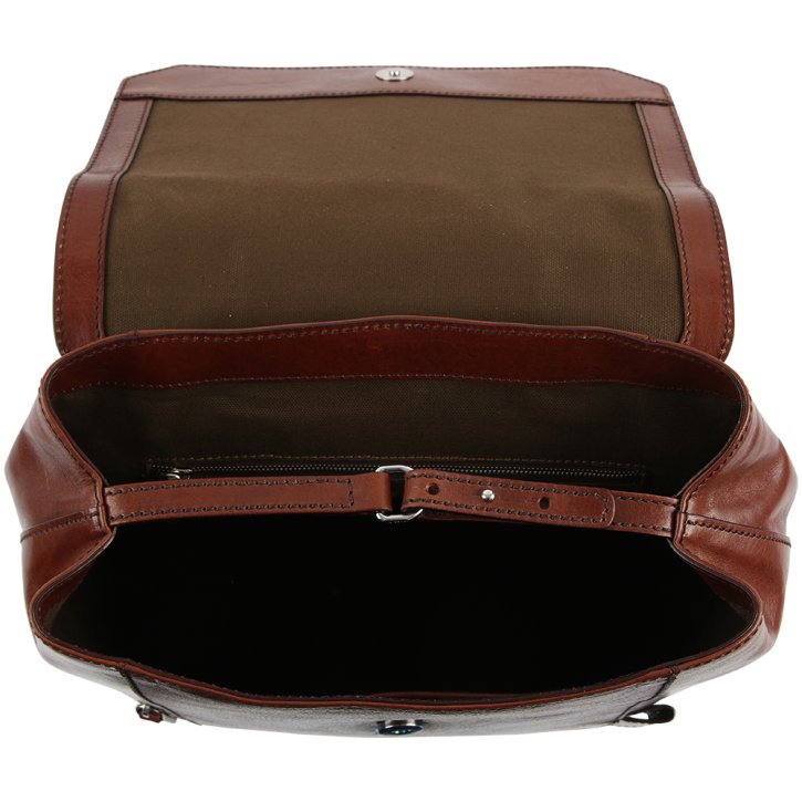 the bridge Rucksack Rindleder marrone palladio