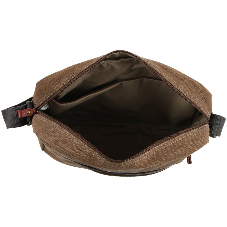 Troop London Messengerbag Tablet Canvas brown