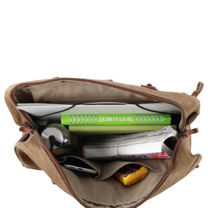 Troop London Weekender Canvas brown