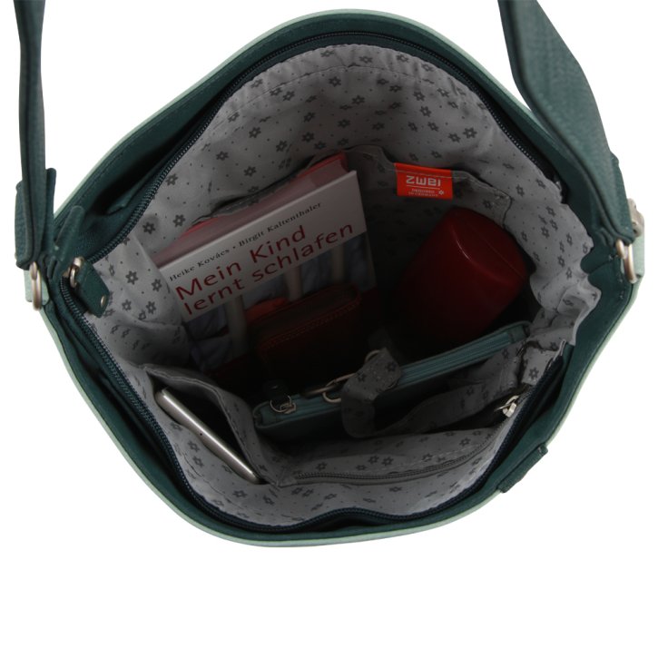 ZWEI JANA 12 Umhängetasche petrol