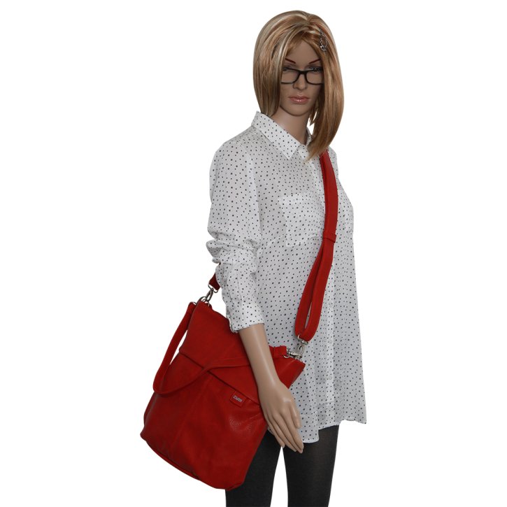 ZWEI Mademoiselle M12 Umhängetasche red