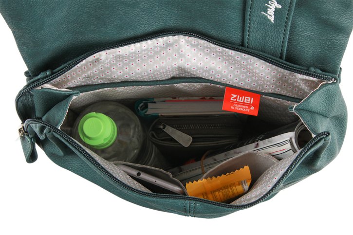 ZWEI Mademoiselle MR13 Rucksack nubuk petrol