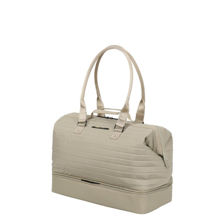 BARBARA & travelite BARBARA STEPP weekender satin nude
