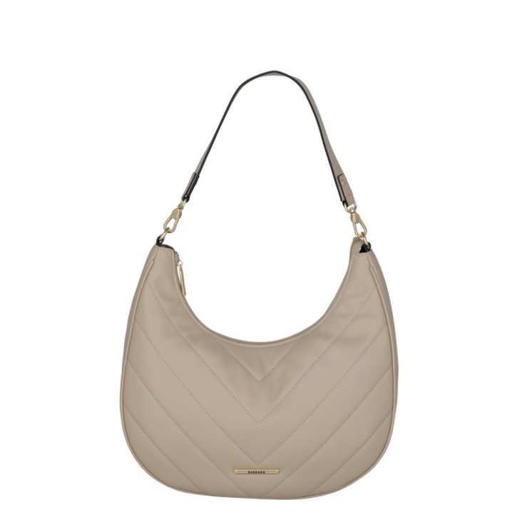 BARBARA & travelite BARBARA COZY hobo bag sand