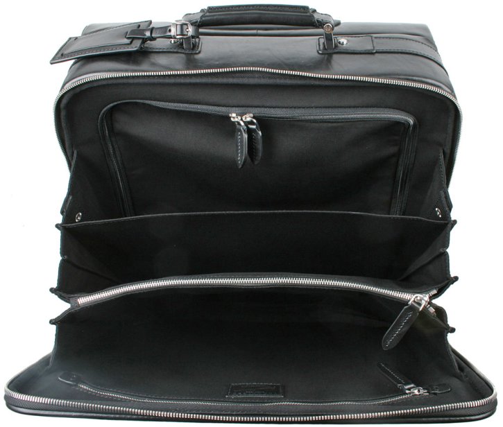 the bridge Pilotenkoffer Reisetrolley für Business schwarz