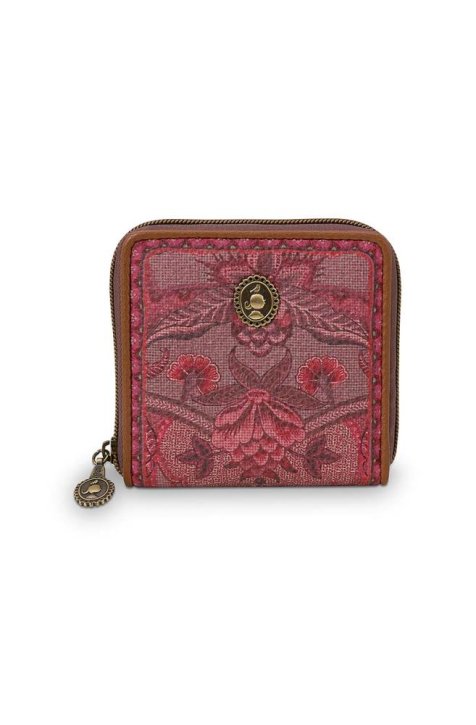 Pip Studio wallet square kyoto festival dark pink