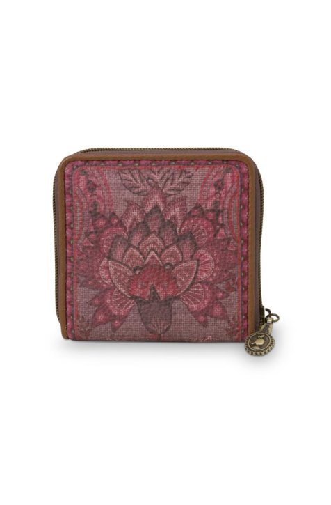 Pip Studio wallet square kyoto festival dark pink