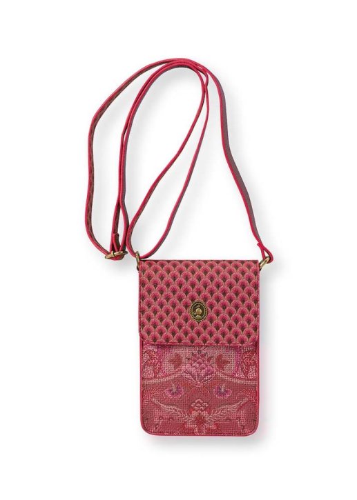  phone bag kyoto festival dark pink