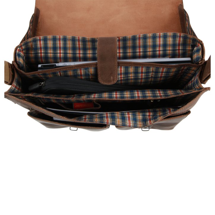  JACOB Aktentasche vintage tan