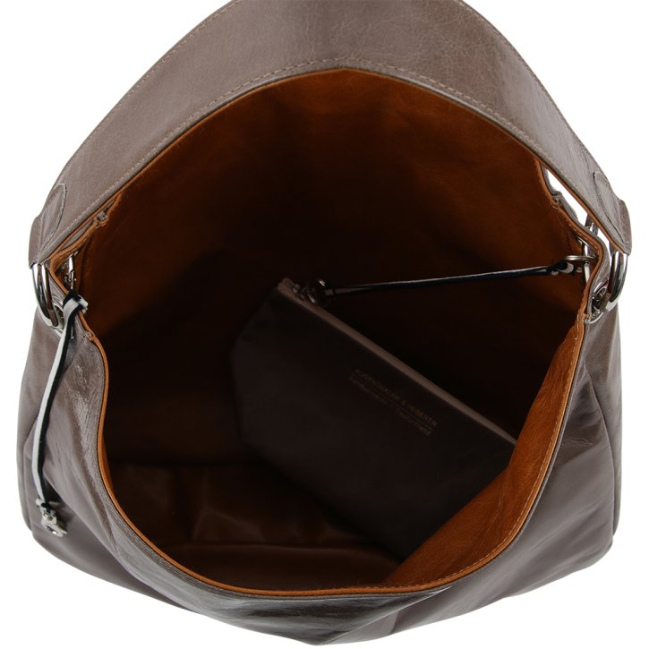 Augenthaler & Heberer ALEKTO Wendetasche taupe/cuoio