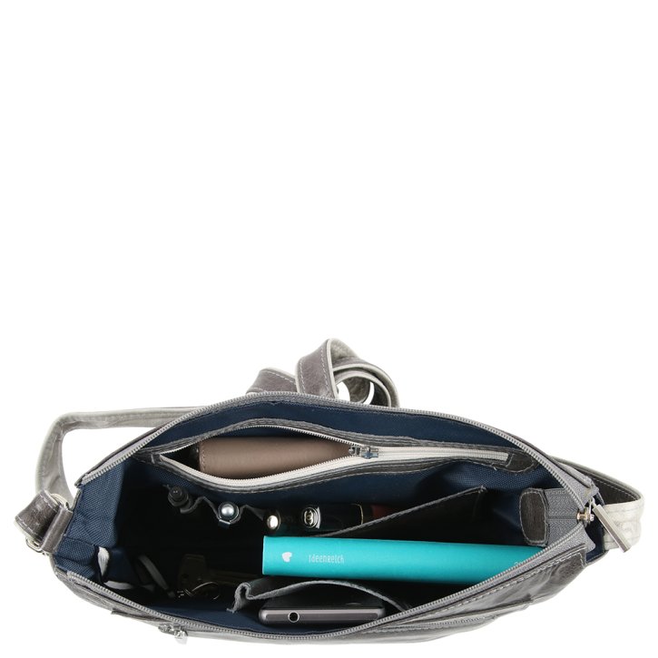 Augenthaler & Heberer THETYS Schultertasche stone/cemento