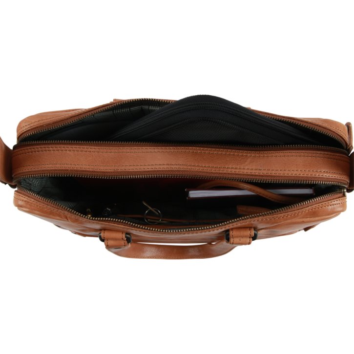 Aunts & Uncles EARL Laptoptasche cognac