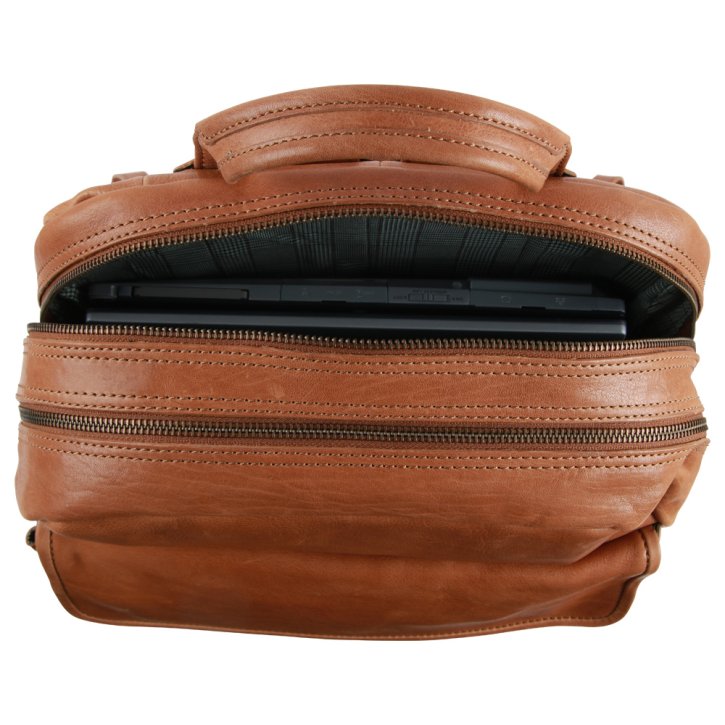 Aunts & Uncles LOGAN cognac  Business-Rucksack