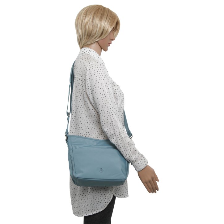 VERBIER IRMA Schultertasche light blue