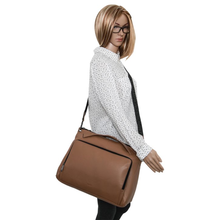 Bree MISAKI 3 Businesstasche toasted coconut