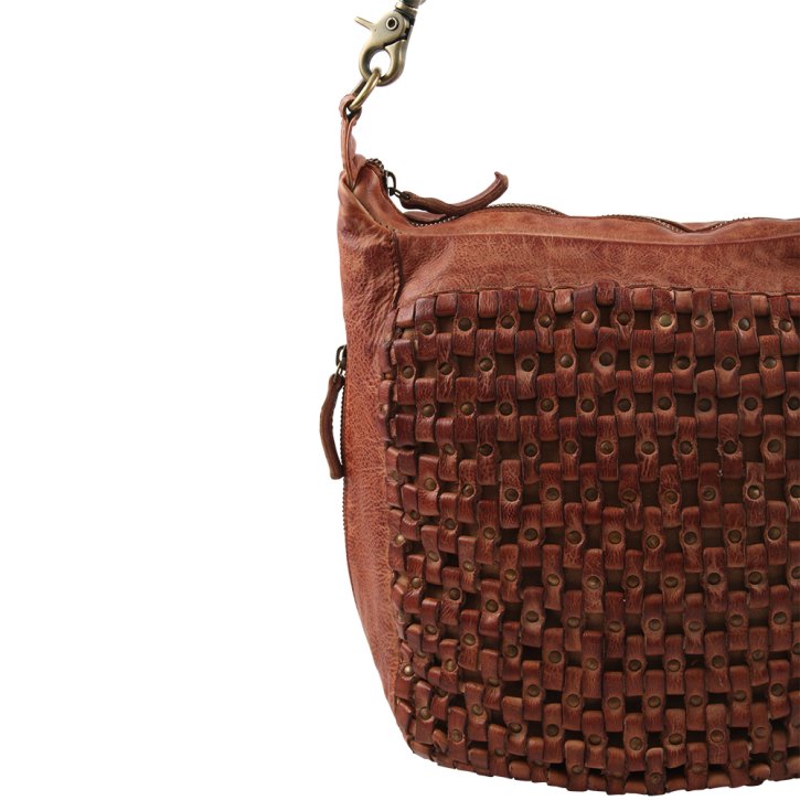 DEPECHE Schultertasche cognac