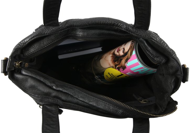 DEPECHE Shopper black