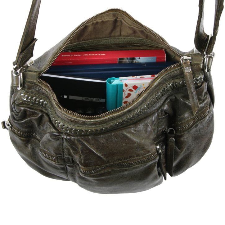 DEPECHE Schultertasche olive