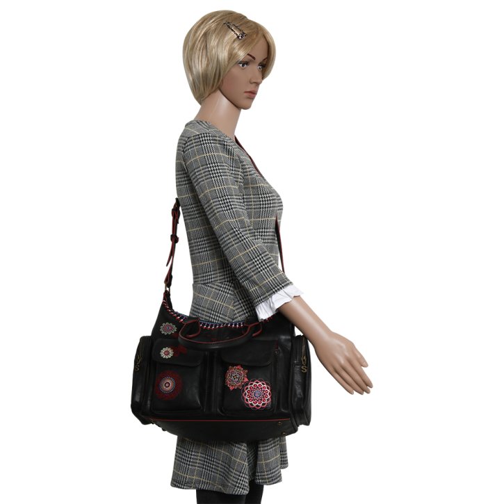 DESIGUAL CHANDY LONDON Umhängetasche negro