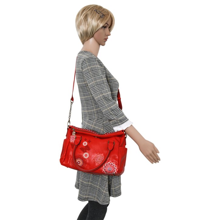 DESIGUAL CHANDY LOVERTY Henkeltasche carmin