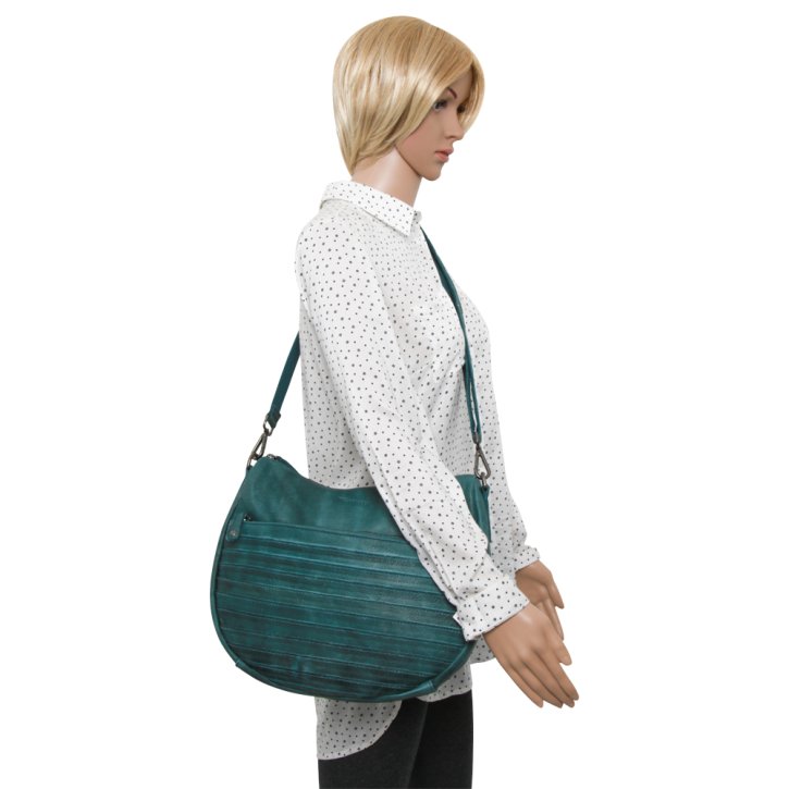 FredsBruder HERZBLATT Schultertasche light petrol