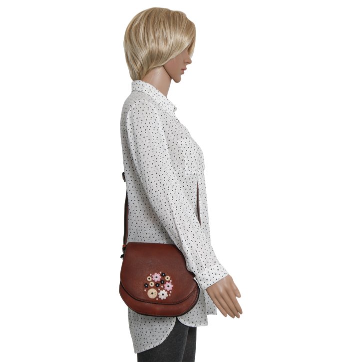 FredsBruder DAISY Handtasche cognac