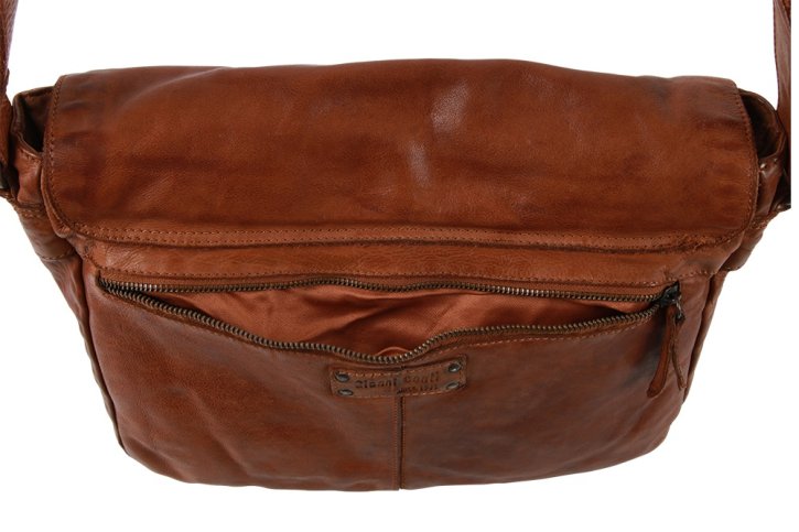 Gianni Conti Umhängetasche cognac