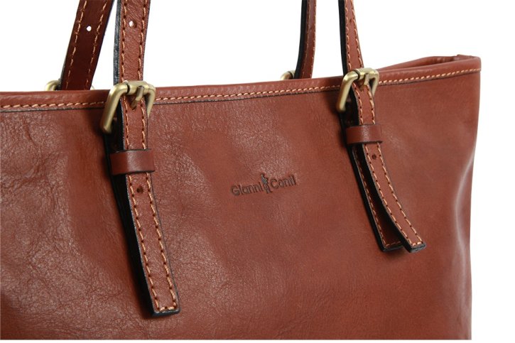 Gianni Conti Umhängetasche cognac