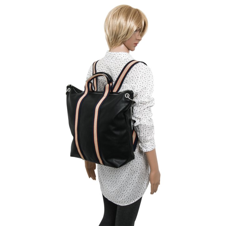 Emily & Noah LUISA 2in1 City Rucksack groß black
