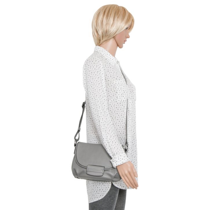 PLINIO VISONA NAPPA 1 Handtasche hellgrau