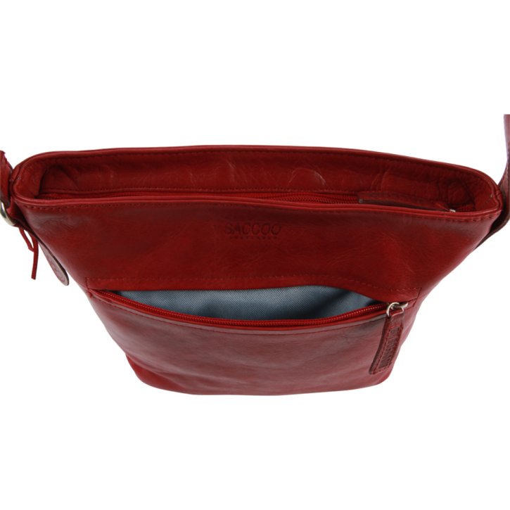 Saccoo Para Schultertasche red