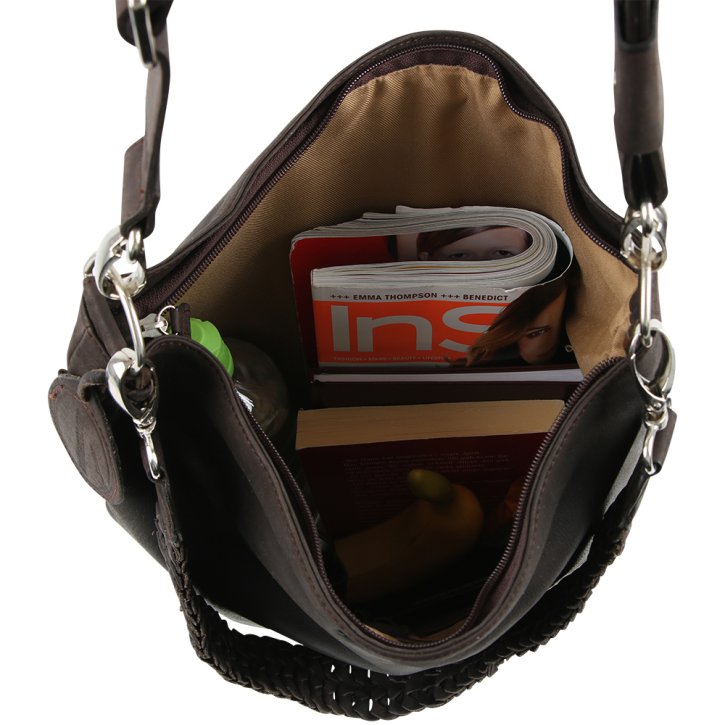 Saccoo Rosa Umhängetasche havanna