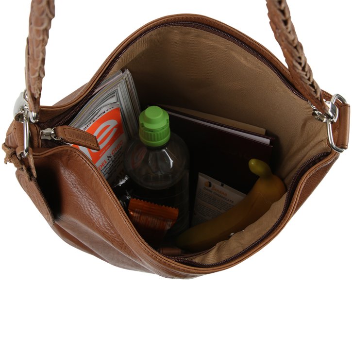 Saccoo Rosa Umhängetasche brandy