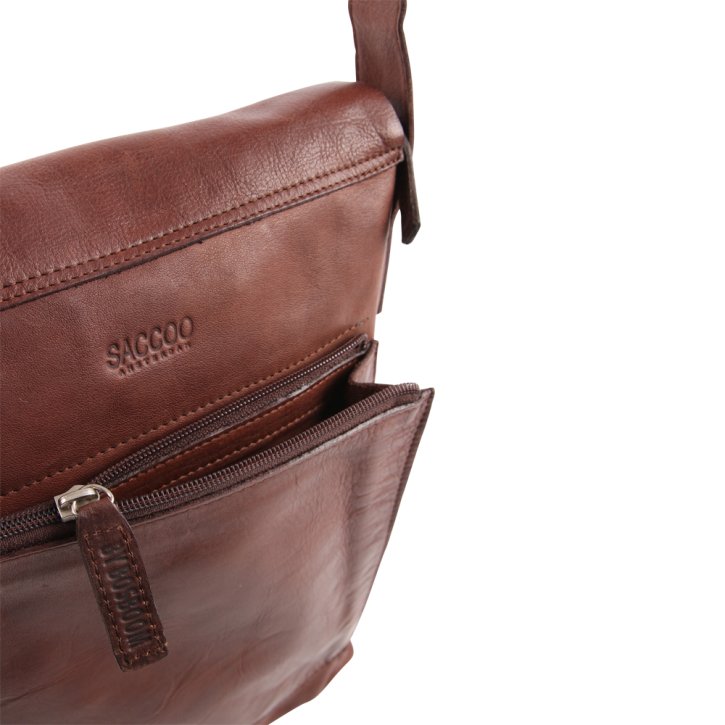 Saccoo Santos M Schultertasche choco