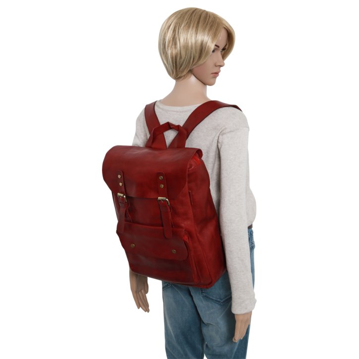 Saccoo Maredan L Rucksack red