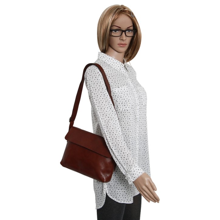 Saccoo MINAS Handtasche brown