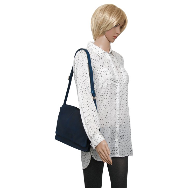 Saccoo CEDROS L Schultertasche blue