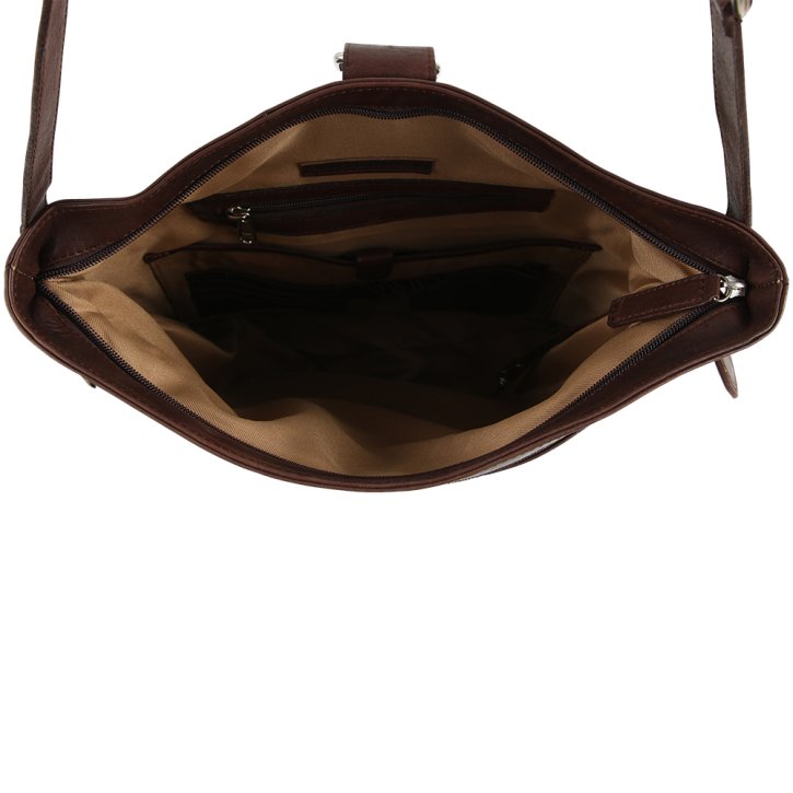 Saccoo Antonio L  Schultertasche brown