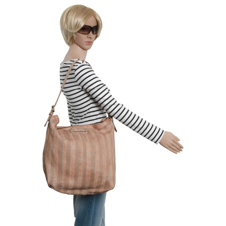 Taschendieb Wien Beuteltasche beige