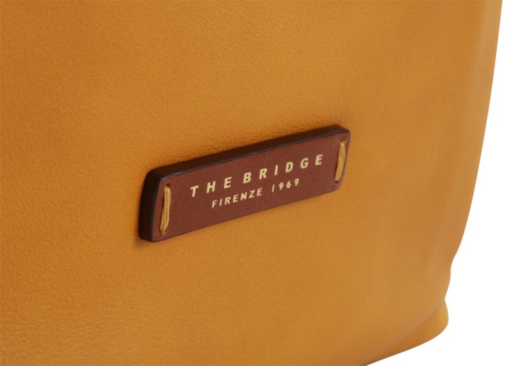 the bridge Rucksack Feinleder gelb