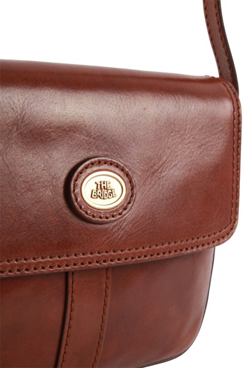 the bridge Damentasche Rindleder braun