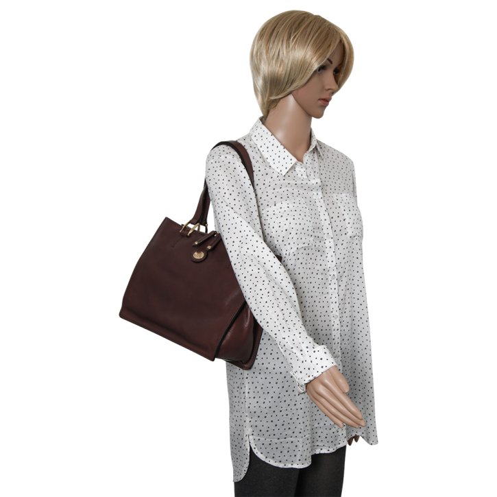 the bridge Henkeltasche Bauletto marrone braun